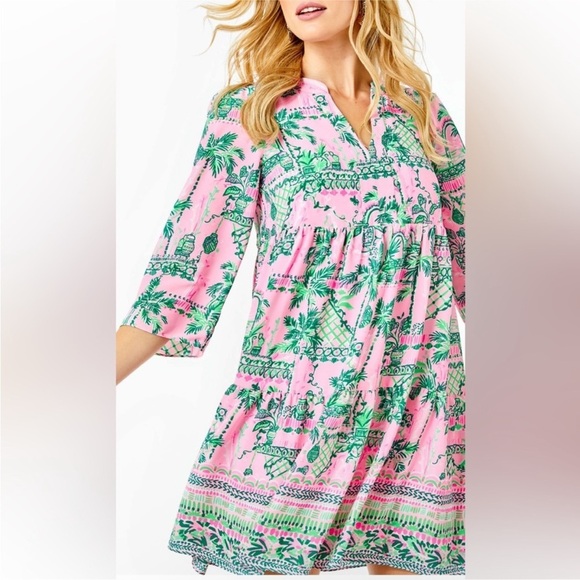 Lilly Pulitzer Dresses & Skirts - Lilly Pulitzer Martine Lileeze Dress Mandevilla Baby Always Worth It Size Small